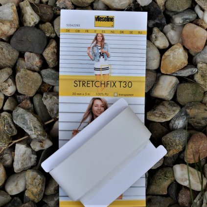 Stretchfix zažehlovací pásek šířka 3 cm - balení 5 m