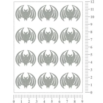 Reflexní nažehlovací potisk - Netopýři