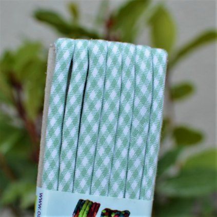 funcord 5 mm 2 metry - kárečko mint pastel