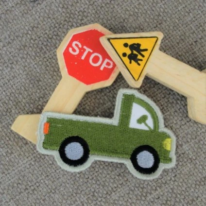 Nášivka Autíčko mini zelené