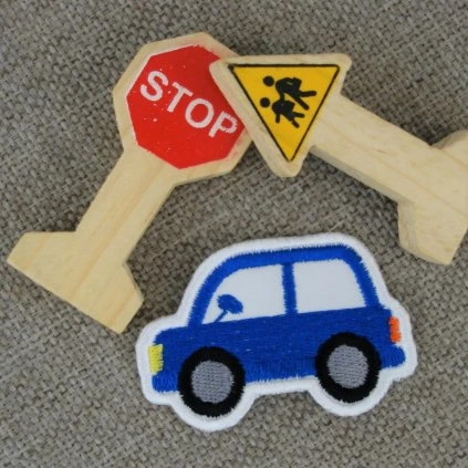 Nášivka Autíčko mini modré