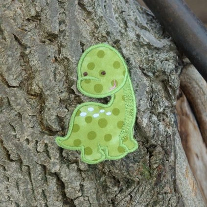 Nášivka Dino zelený