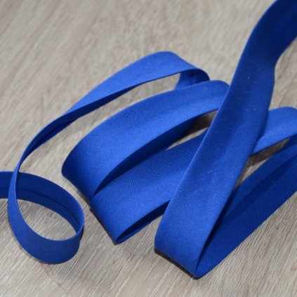 0,5 m šikmý proužek tmavě modrý plátno s elastanem 18mm