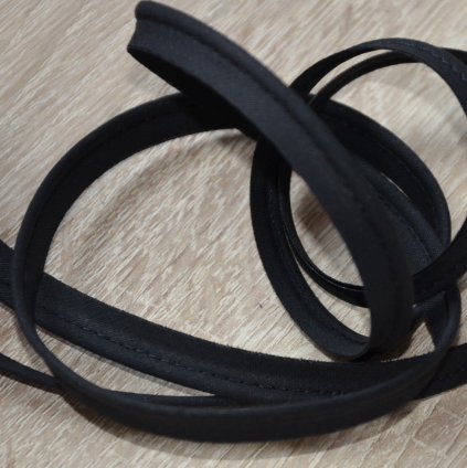 0,5 m paspule černá 10 mm (bavlna)