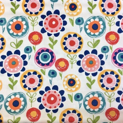 bavlna Letní louka od Dashwood Studio