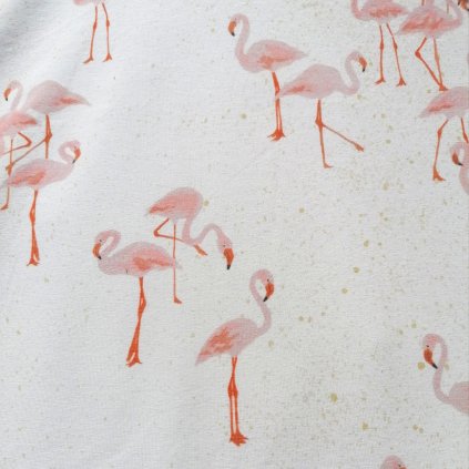 úplet "plameňáci" od Family Fabrics