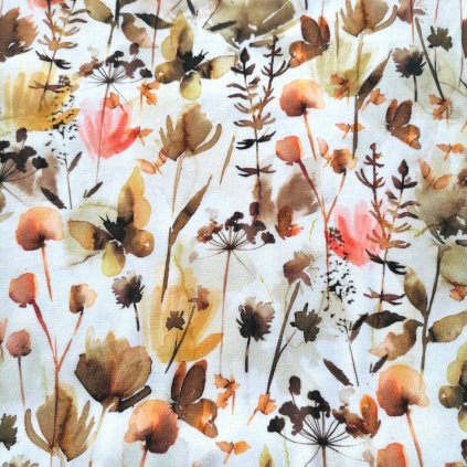 úplet "divoké květy" od Family Fabrics