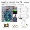 panska mikina bezny rukav zip