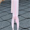 skrytý spirálový zip YKK - 20 cm růžový