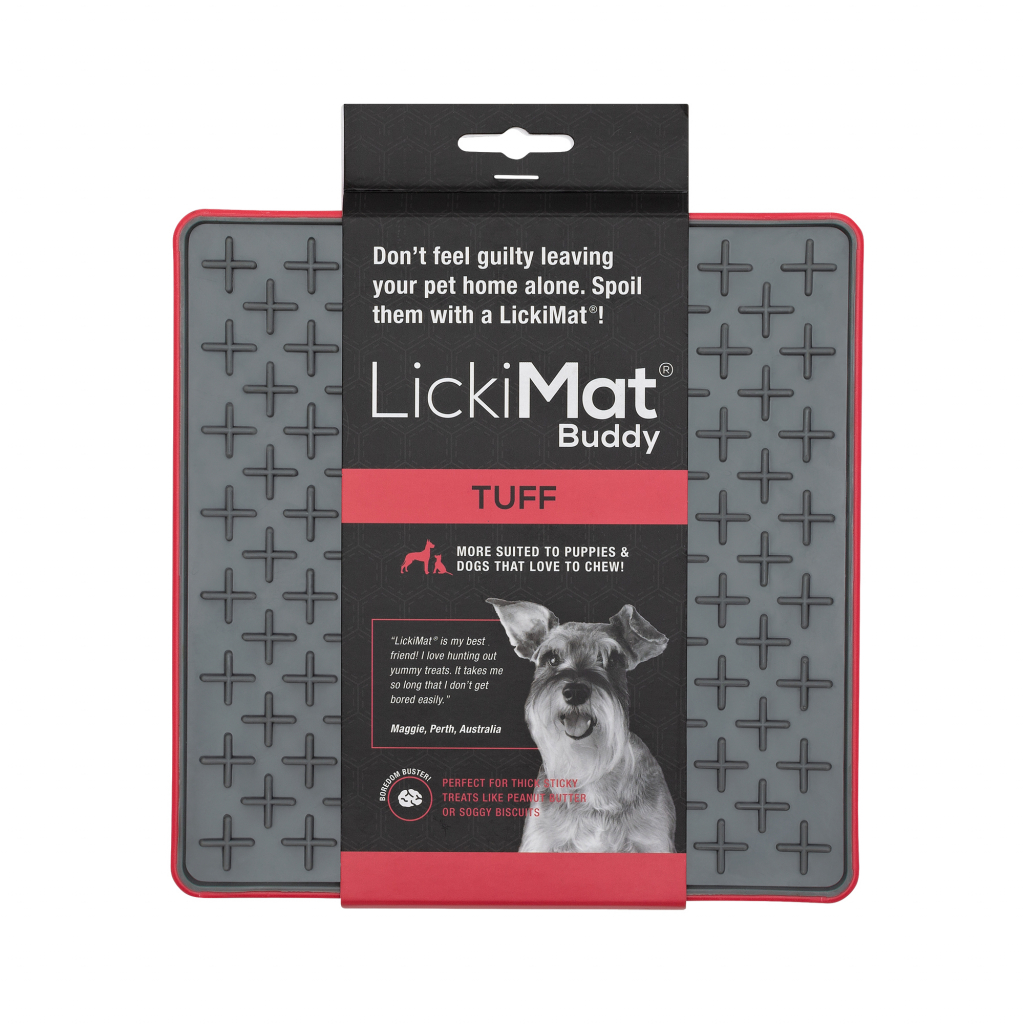 9349785000326 LM9023RD DR LickiMat TUFF Buddy Dog Red (1)
