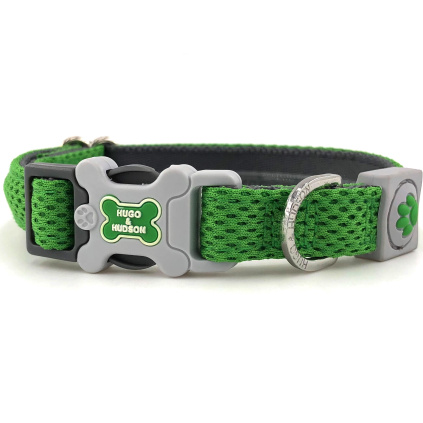 3D zelený obojek - Velikost: S