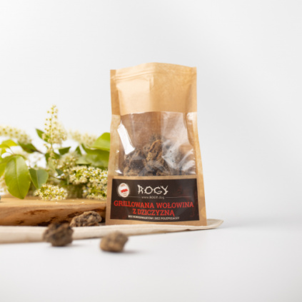 Hovězí sušené maso pro psy se zvěřinou na grilu | BiBi FOOD