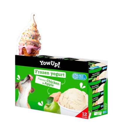 Kuře a jablko jogurt pro psy - mrazitelný