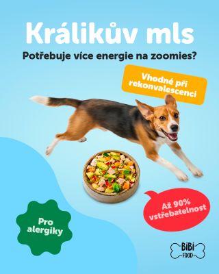 Hledáte kvalitní zdroj bílkovin, který zároveň nezatíží psí bříško? Králičí maso má výhody, které máloco trumfne. Naše...