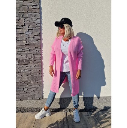 Cardigan svetrový PINK