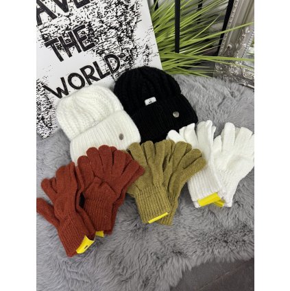 Prstové rukavice 3 barvy