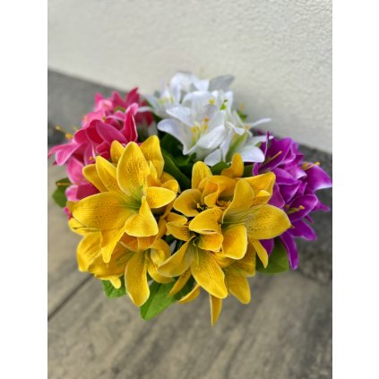 Lilie 30cm 5květů