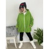 Stylová bundička na zip LUXURY green