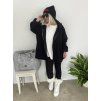 Stylová bundička na zip LUXURY black