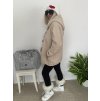 Stylová bundička na zip LUXURY latte
