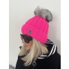 Zateplená čepice LACHITI PINK NEON
