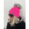 Zateplená čepice LACHITI PINK NEON
