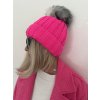 Zateplená čepice LACHITI PINK NEON