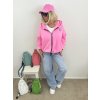 Mikina na zip LUXURY pink