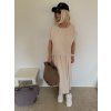 Bavlněné šaty LUXURY latte