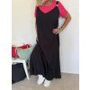 Extra dlouhé volné šaty BLACK