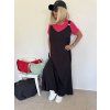 Extra dlouhé volné šaty BLACK