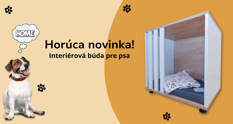 Interiérová búda pre psa