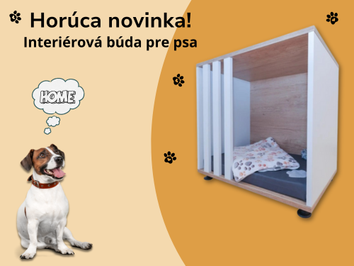 Interiérová búda pre psa