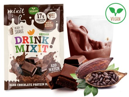 Vegan Drink Mixit Tmavá čokoláda (6 ks)