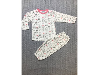 Bavlnené pyžamo ROUTE 66 (Veľkosti 80 - 9 až 12 mesiacov)