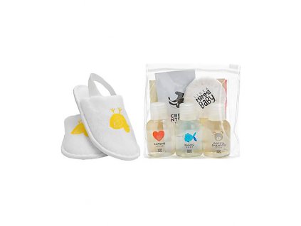 linea mamma baby courtesy line a selection of products in a clutch bag try them all kit toilette baby 26813