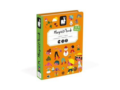 J02721 Magneticka skladacka Rocne obdobia Magnetibook Janod v tvare knihy 90 (1)