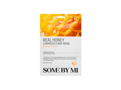 SOME BY MI Daily Solution Honey Luminous Care Face Mask