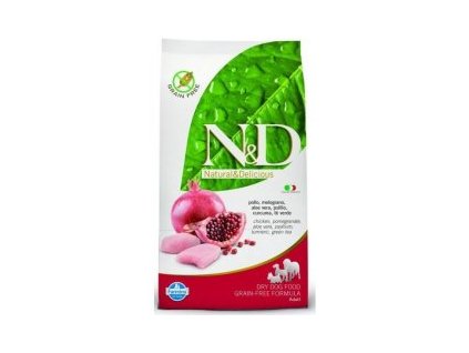 N&D Grain Free Dog Adult Mini Chicken & Pomegranate 800 g