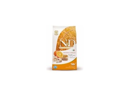 N&D Low Grain CAT Adult Codfish & Orange 5kg + Doprava Zdarma