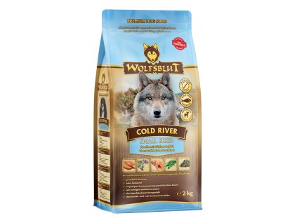 WB762627 Wolfsblut Trockenfutter ColdRiver SMALL BREED Front 2kg 4260262762627 1000px