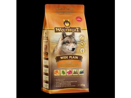 WB764218 Wolfsblut Trockenfutter Wide Plain Front 2kg 4260262764218 3000px 1