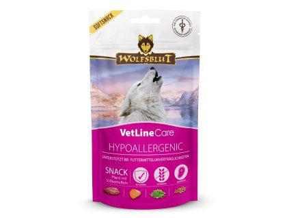 WB843249 Wolfsblut Snack VetLine Care Hypoallergenic Front 100g 4262374843249 1000px SHD