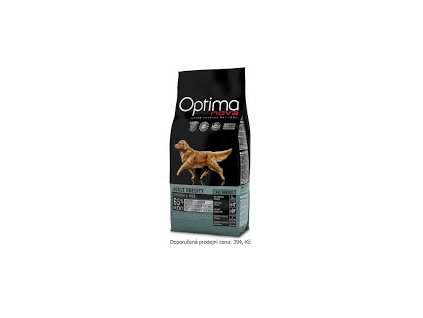 Optimanova Dog OBESITY - balení 12kg - DPD,InTime, Uloženka doprva zdarma