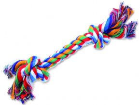 Uzel bavlněný barevný 2 uzle 25cm