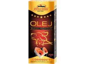 VVET Olej Lososovy krabicka 200 ml