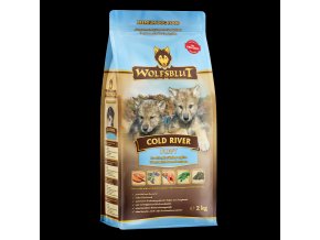 WB762665 Wolfsblut Trockenfutter ColdRiver PUPPY Front 2kg 4260262762665 3000px