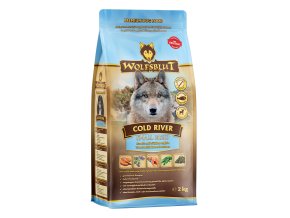 WB762627 Wolfsblut Trockenfutter ColdRiver SMALL BREED Front 2kg 4260262762627 1000px