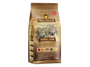 WB760548 Wolfsblut Trockenfutter RangeLambPUPPY Front 2kg 4260262760548 1000px