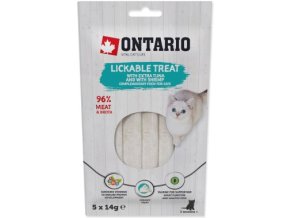 pochoutka ontario lizaci extra tunak a krevety 5x14g